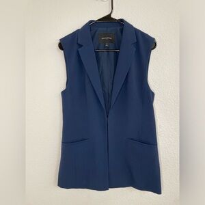 Banana Republic Deep Blue Women's Blazer Vest Size Small EUC
